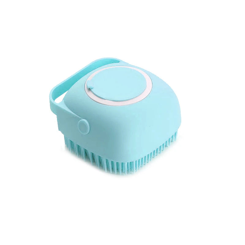 Silicone Pet Bathing Brush Massager For Dogs And Cats