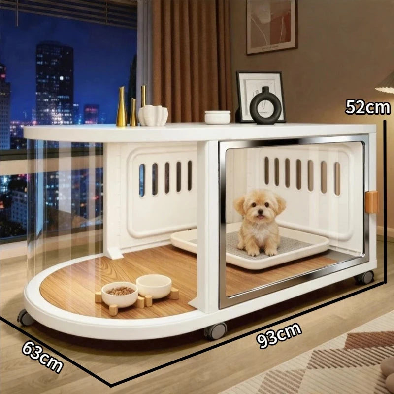 Indoor Small Dog Cage Kennel Resin Portable Puppy Villa Shelter