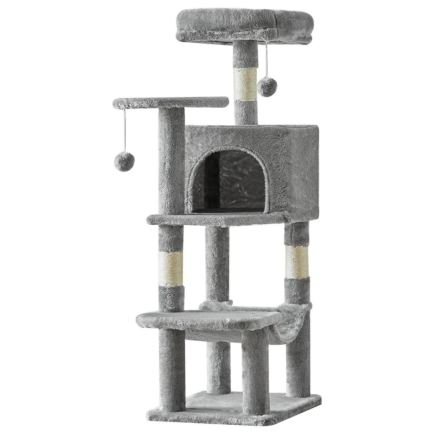 JHK Cat Tree Multi Cat Climbing Tower With Scratching Posts