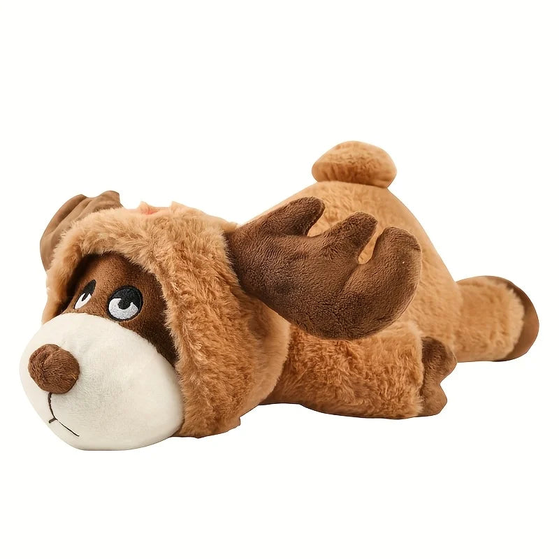 Elk Heartbeat Toys, Dog Toy, Pet Heartbeat Series Toys, Sleep Companion Pillow Toys, Behavior Training Comfort Toys, Puppy