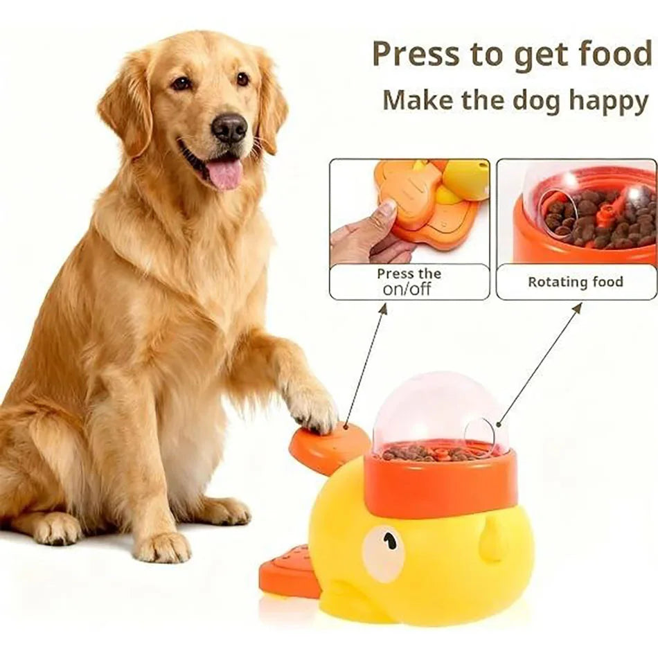 High-concerned Chemical Dog Interactive Treat Dispenser Toy