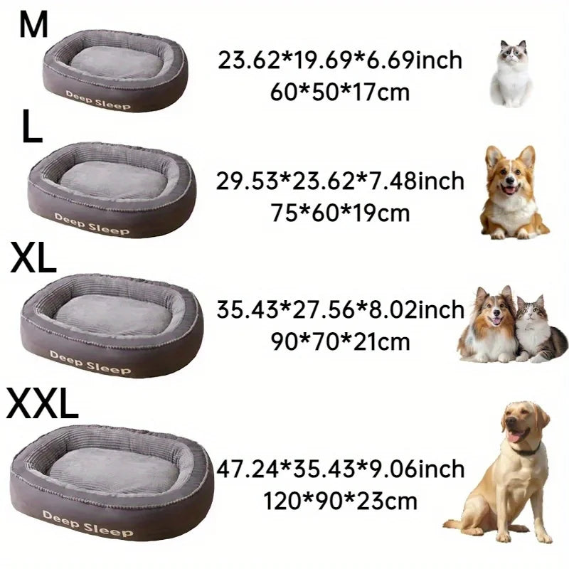 NONECN Pet Bed Donut Cushion For Dogs And Cats Washable