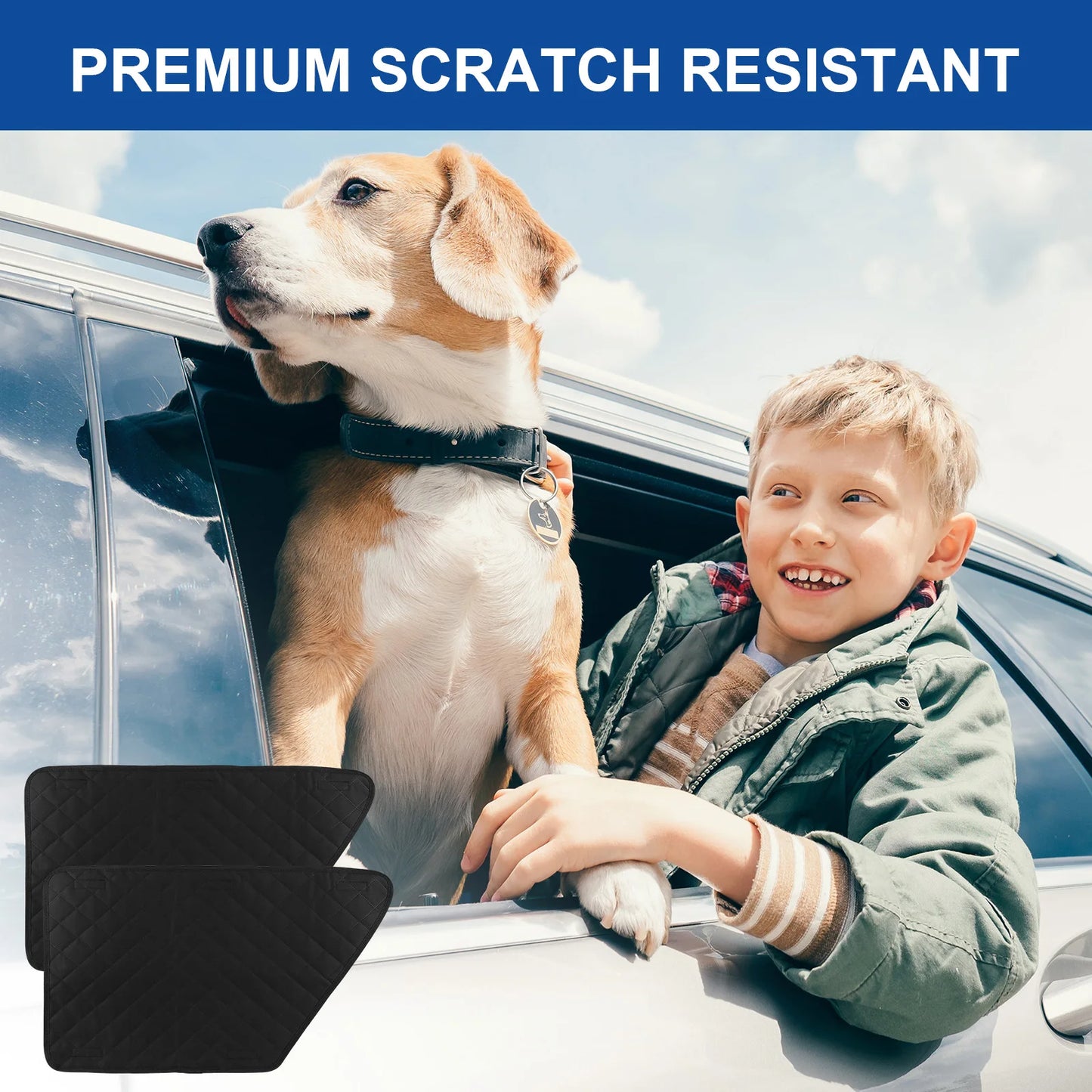 Waterproof Car Door Cover For Dogs Anti Scratch Interior Protection