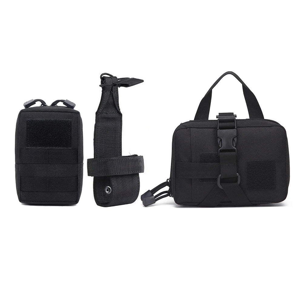 PETRAVELCN Dog Tactical Bags Set Molle Pouches For Harness