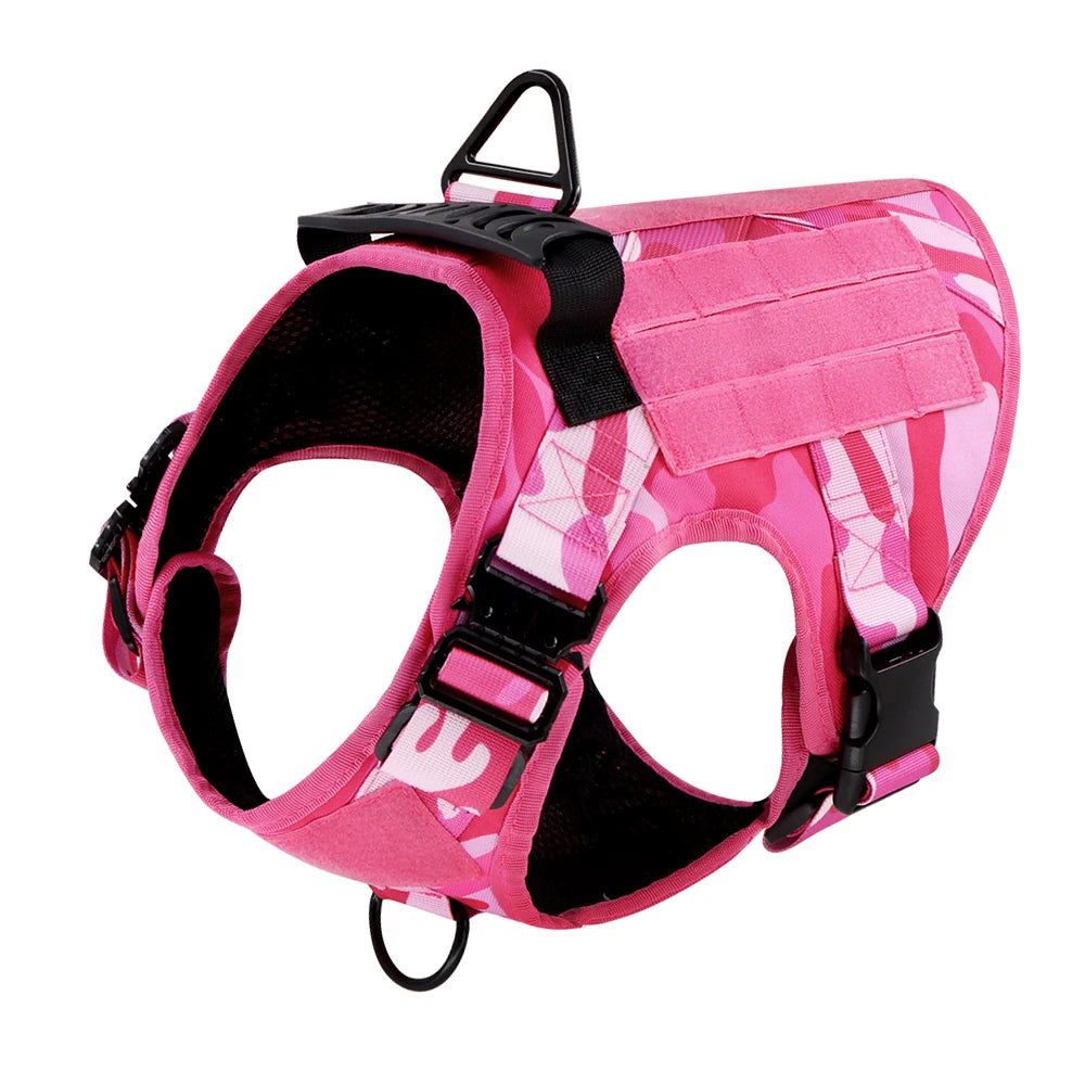 PETRAVEL Military Camouflage Dog Harness For Training Vest