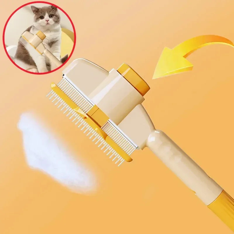 Self Cleaning Dog Comb Pet Hair Remover Massage Brush Grooming
