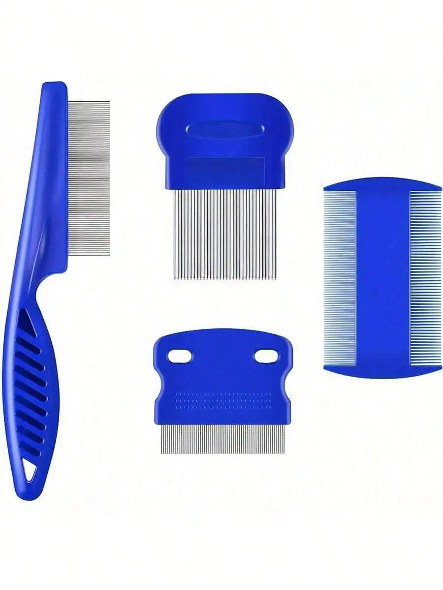 Plastic Premium Pet Grooming Combs For Cats And Dogs Set