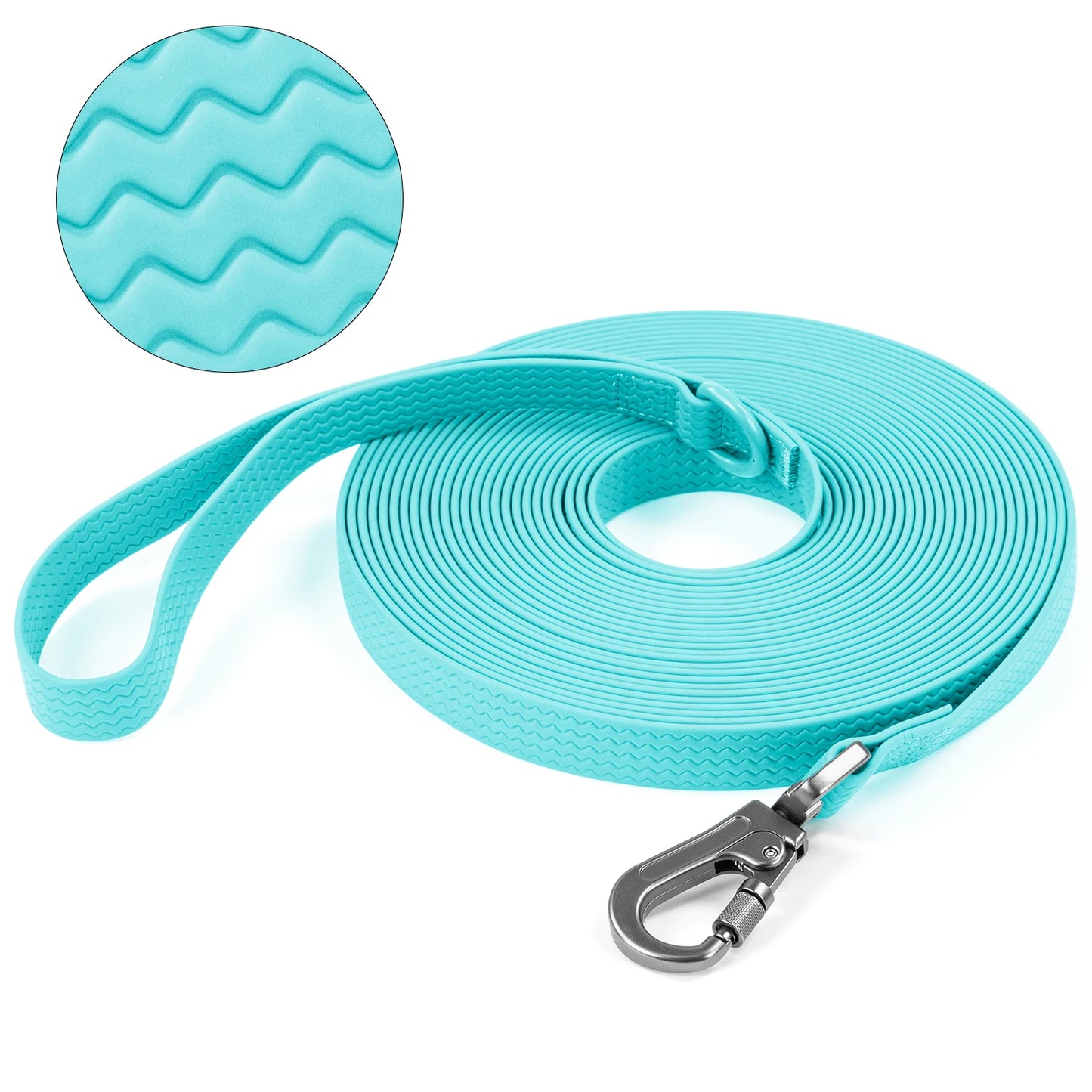 Henshine Dog Gear PVC Leash Non Slip Waterproof Training Leash