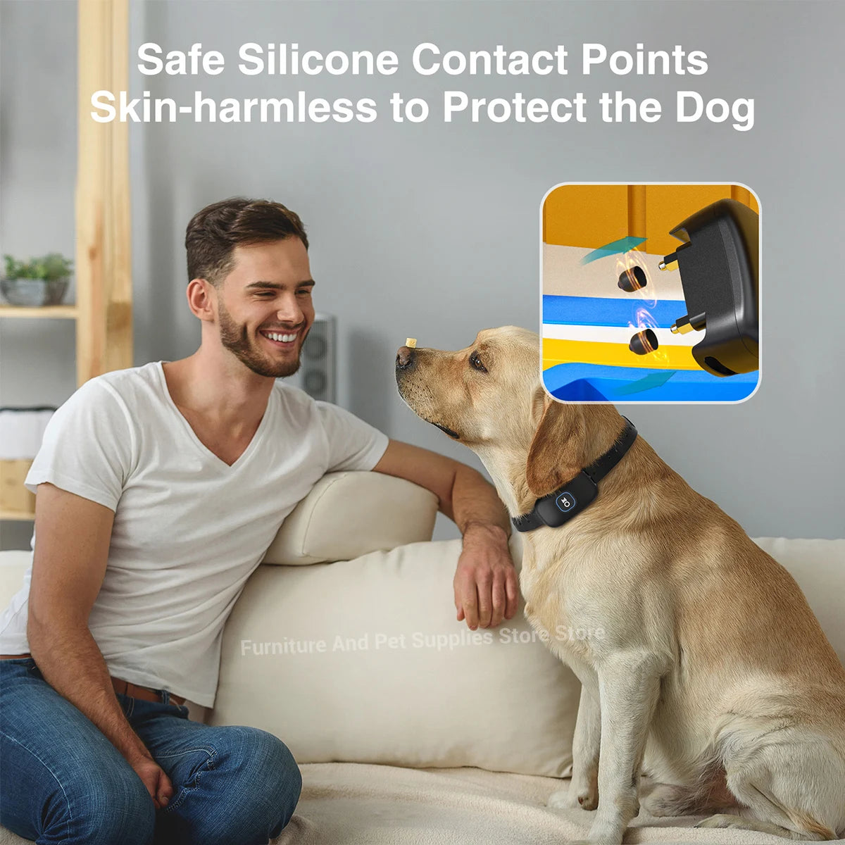 Pet Wireless Electronic Fence Remote Trainer Collar