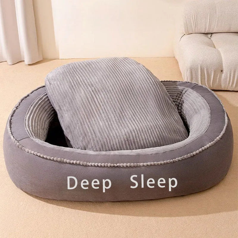NONECN Pet Bed Donut Cushion For Dogs And Cats Washable