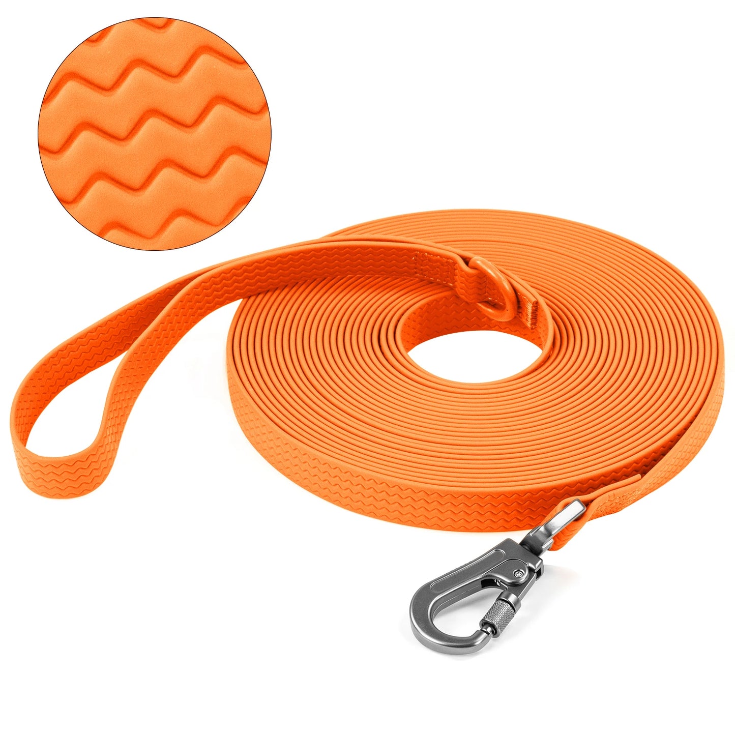 Henshine Dog Gear PVC Leash Non Slip Waterproof Training Leash