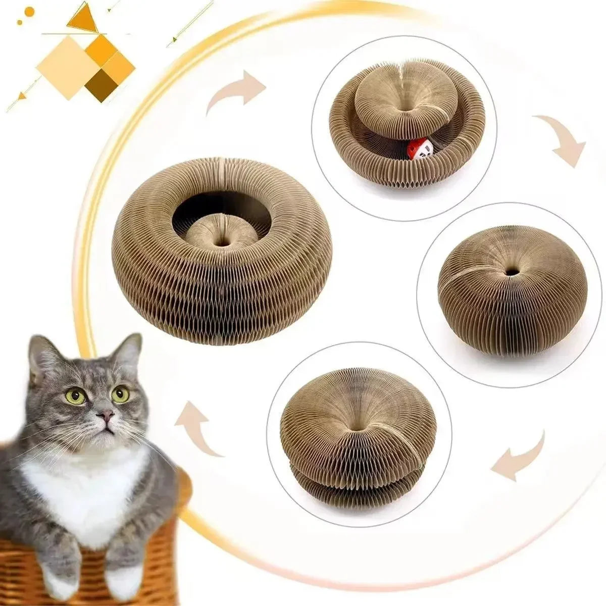 Interactive Cat Toy Ball Set For Kitten Training And Fun
