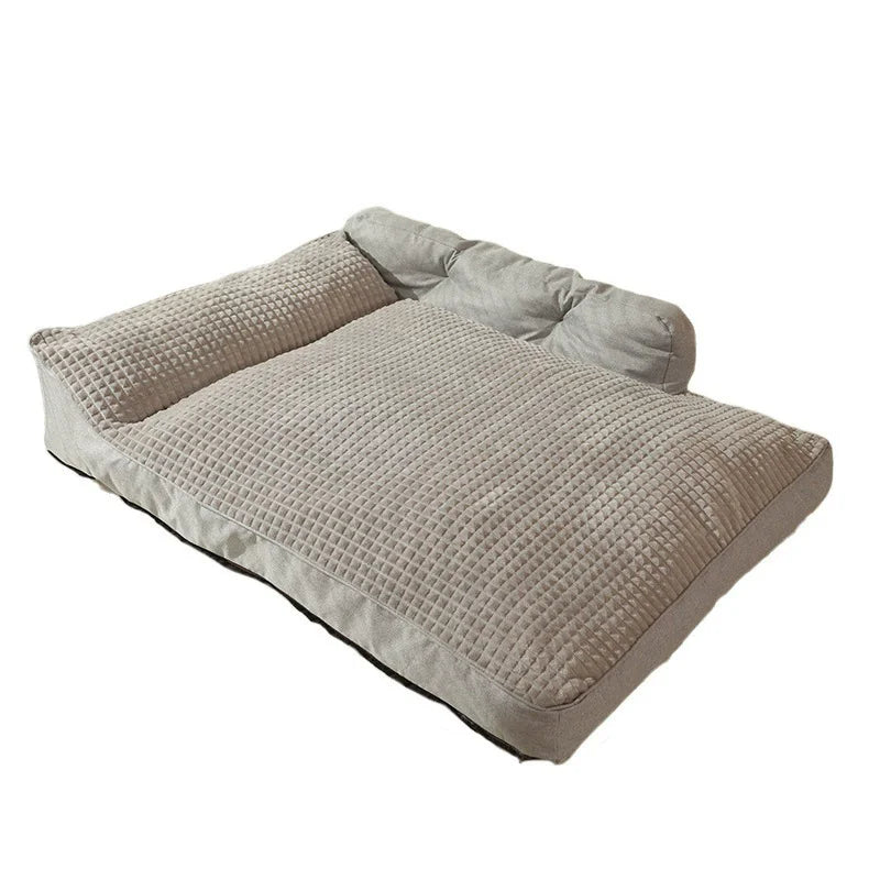 NONECN Cotton Heated Dog Sofa Bed For Autumn Winter Comfort