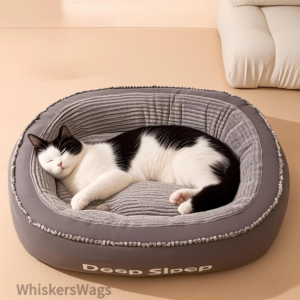 NONECN Pet Bed Donut Cushion For Dogs And Cats Washable