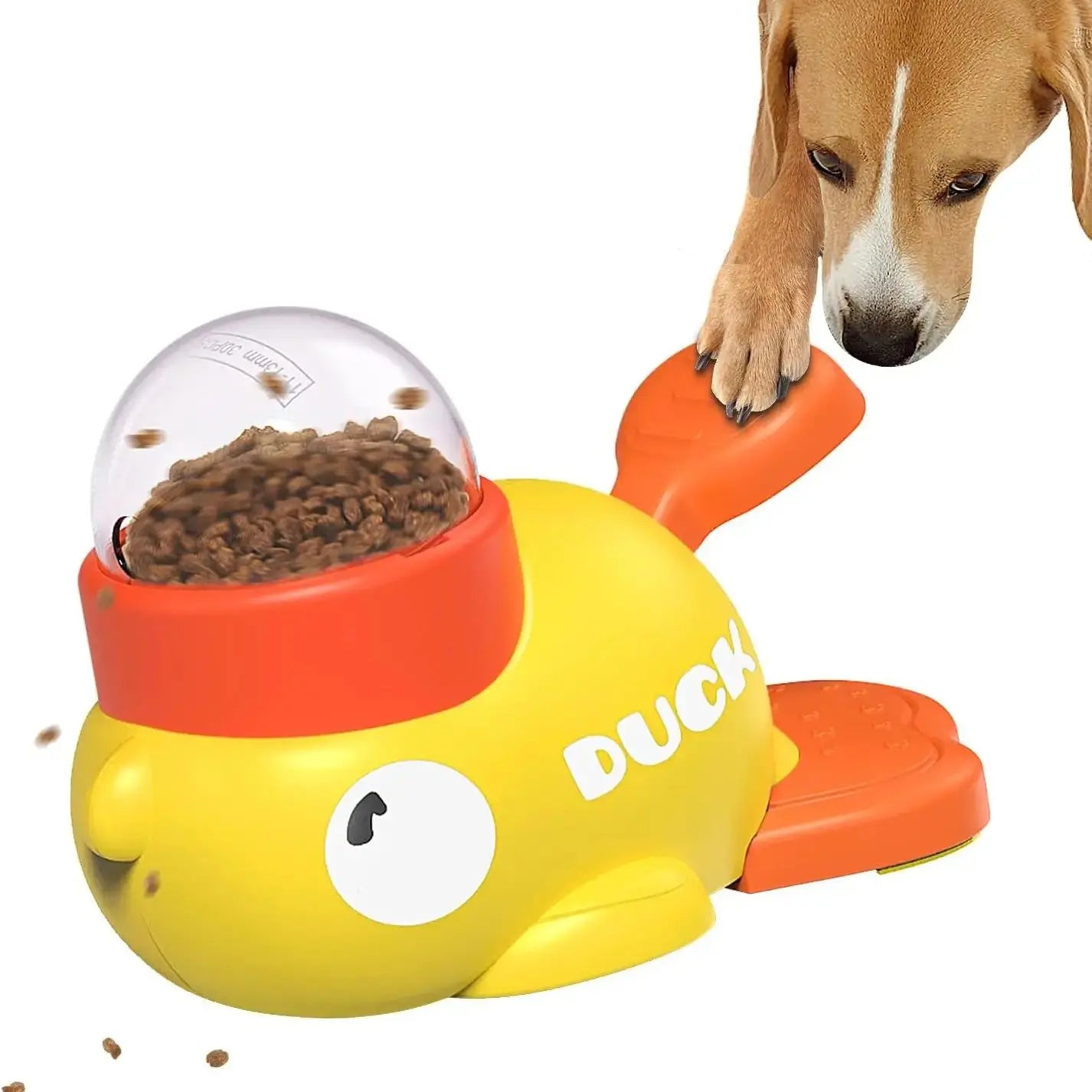High-concerned Chemical Dog Interactive Treat Dispenser Toy