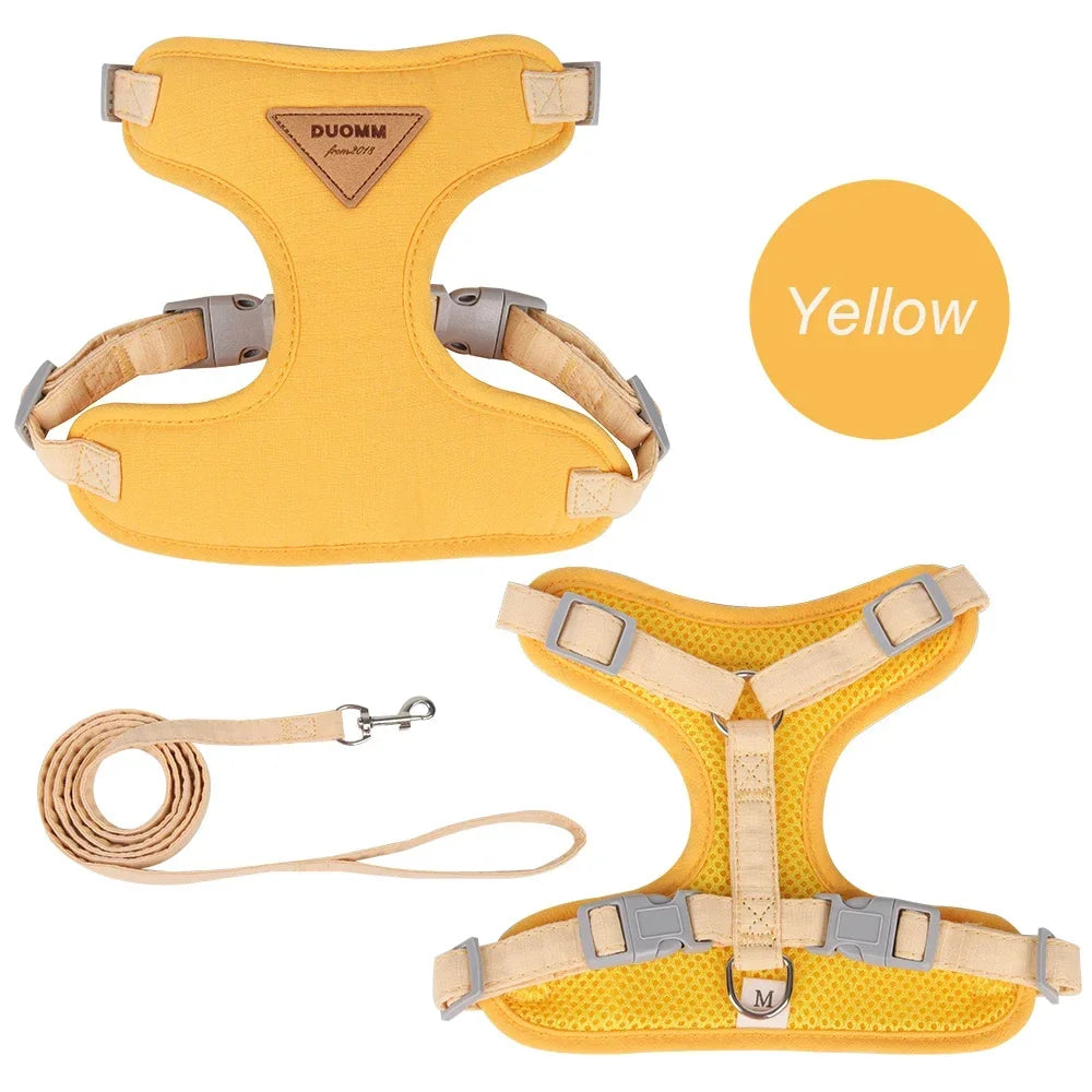 XLeiPet Cozy Soft Cat Harness And Leash Set