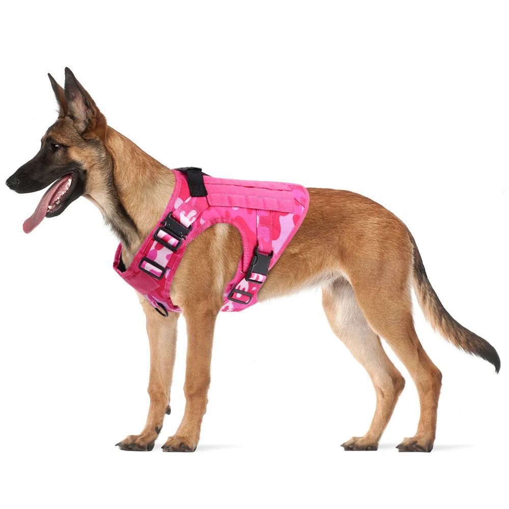 PETRAVEL Military Camouflage Dog Harness For Training Vest