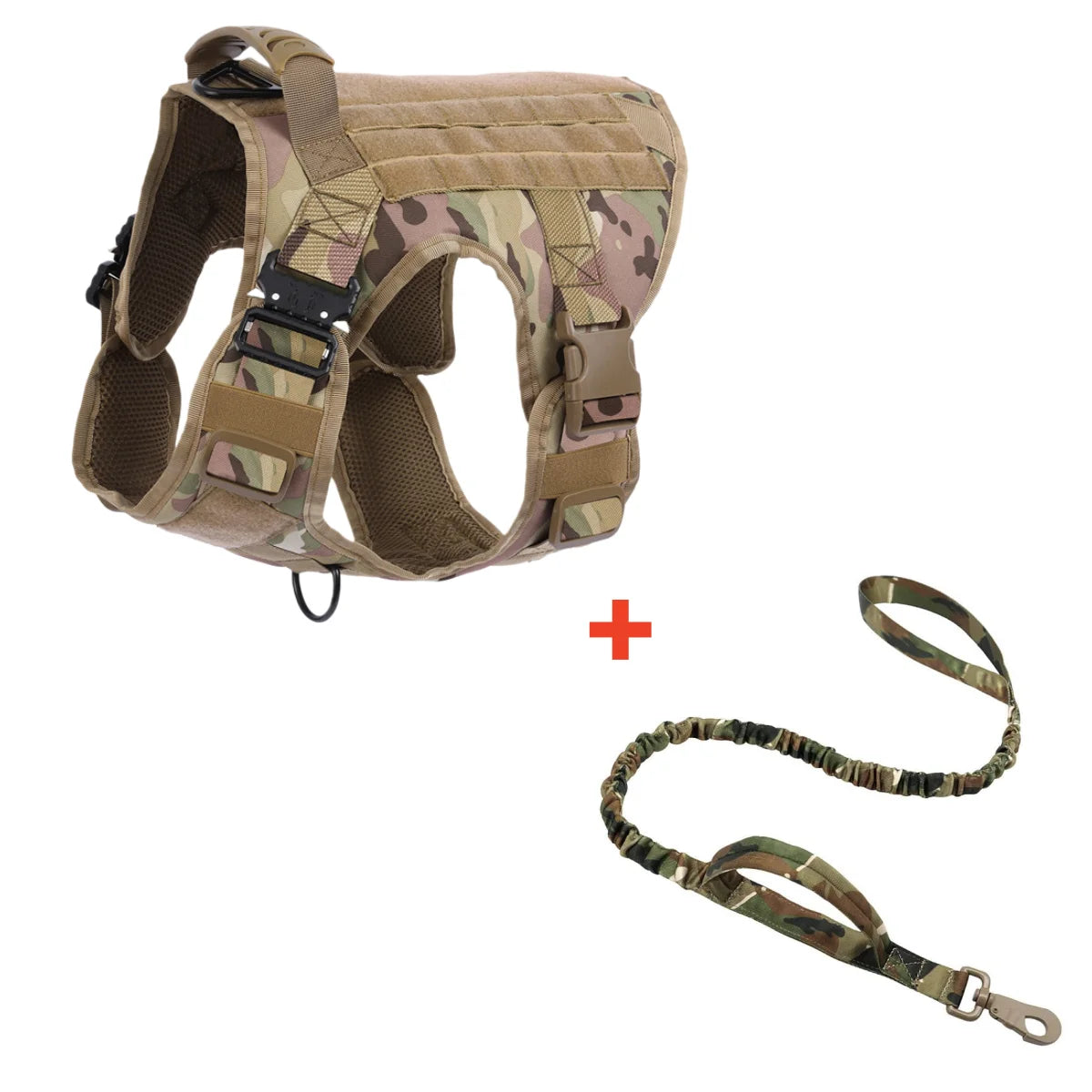 COOYOMOOCN Tactical Dog Harness No Pull Adjustable Service Vest