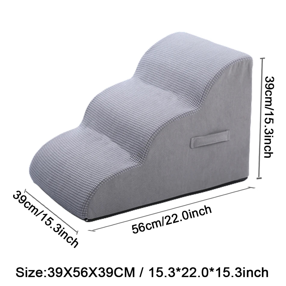 Three Step Dog Ramp For MediumSize Dogs And All Pets