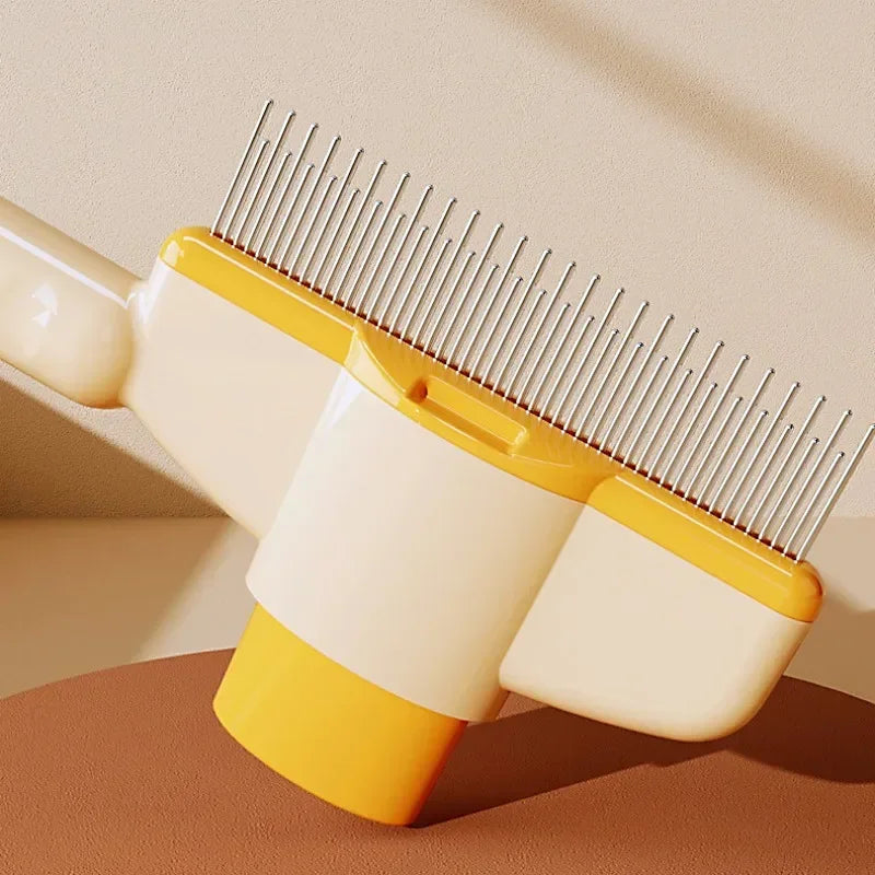 Self Cleaning Dog Comb Pet Hair Remover Massage Brush Grooming