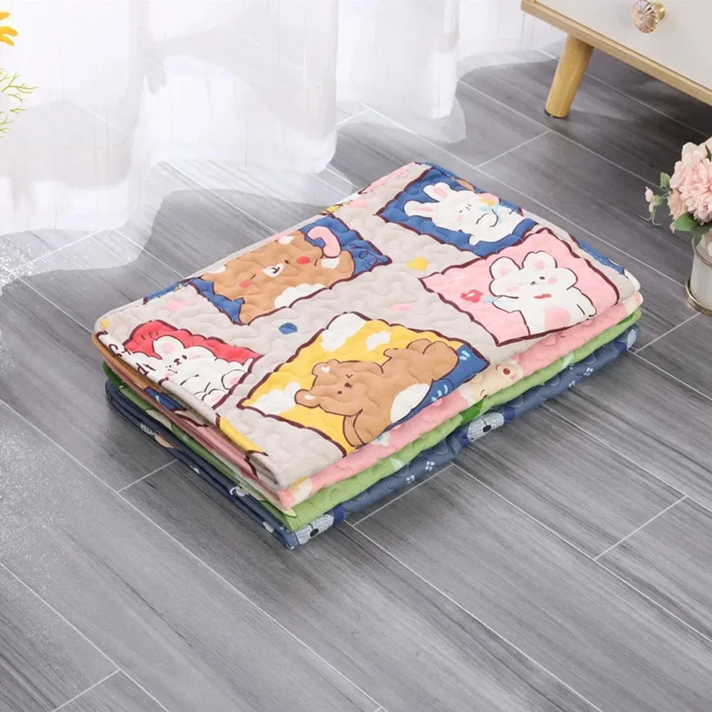Cooling Ice Silk Pet Mat For Dogs And Cats Breathable