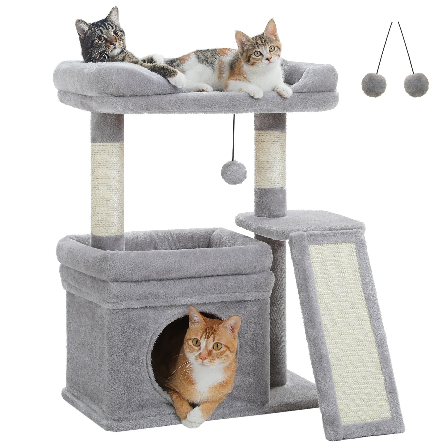 PAWZ Road Cat Tree Indoor Tower With Scratching Post