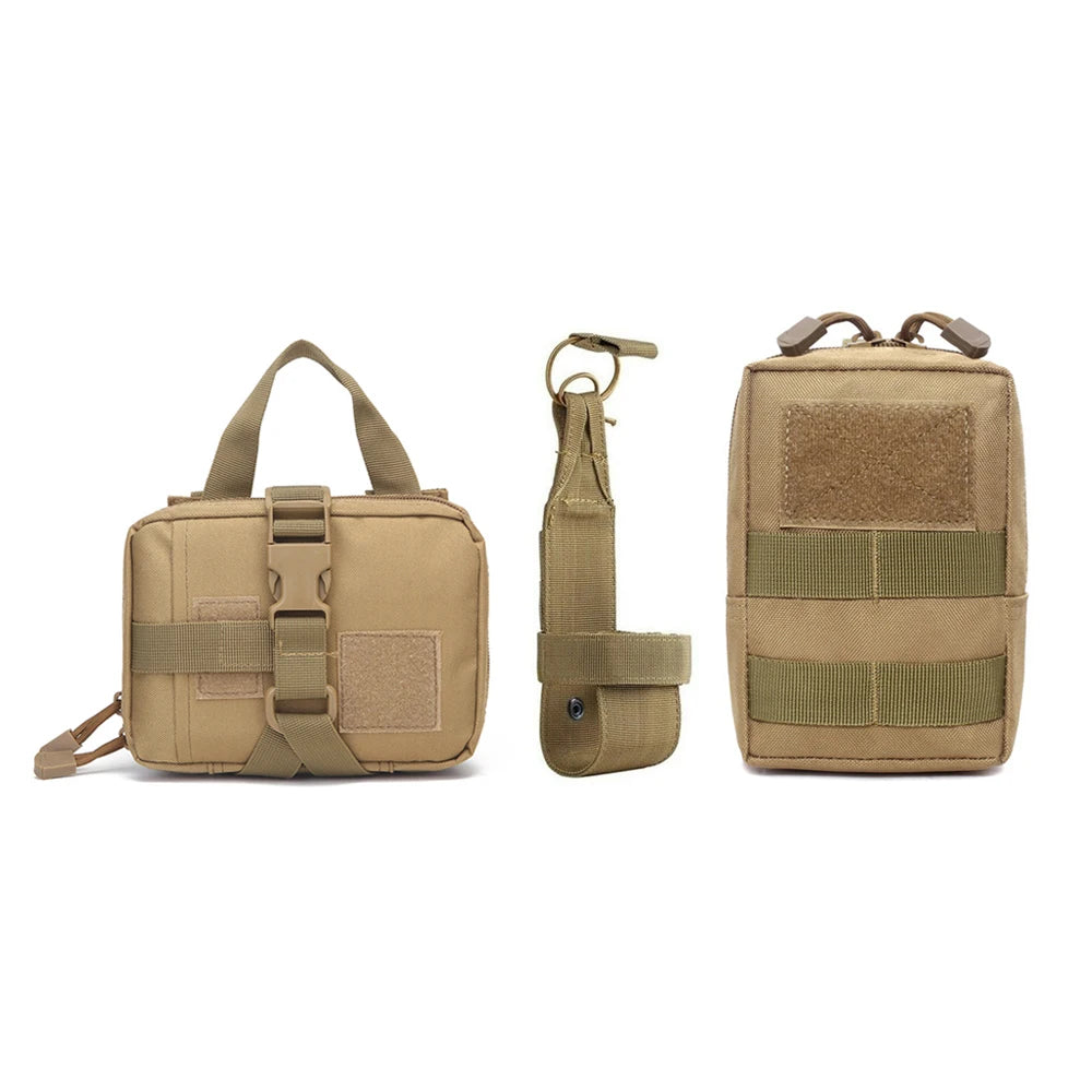 PETRAVELCN Dog Tactical Bags Set Molle Pouches For Harness