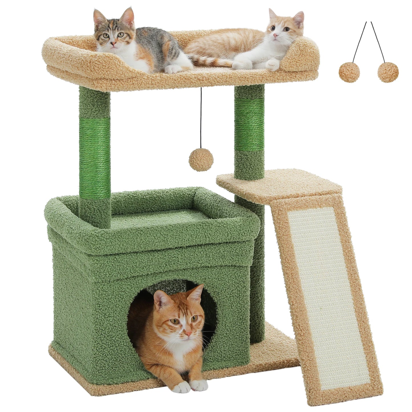 PAWZ Road Cat Tree Indoor Tower With Scratching Post