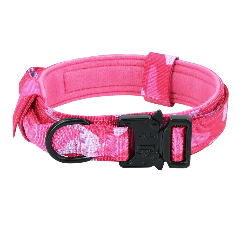 PETRAVEL CN Dog Training Collar Adjustable Tactical Leash Set