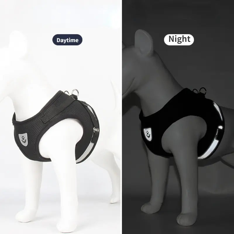 Dog Undershirt Harness Reflective Mesh Vest Adjustable