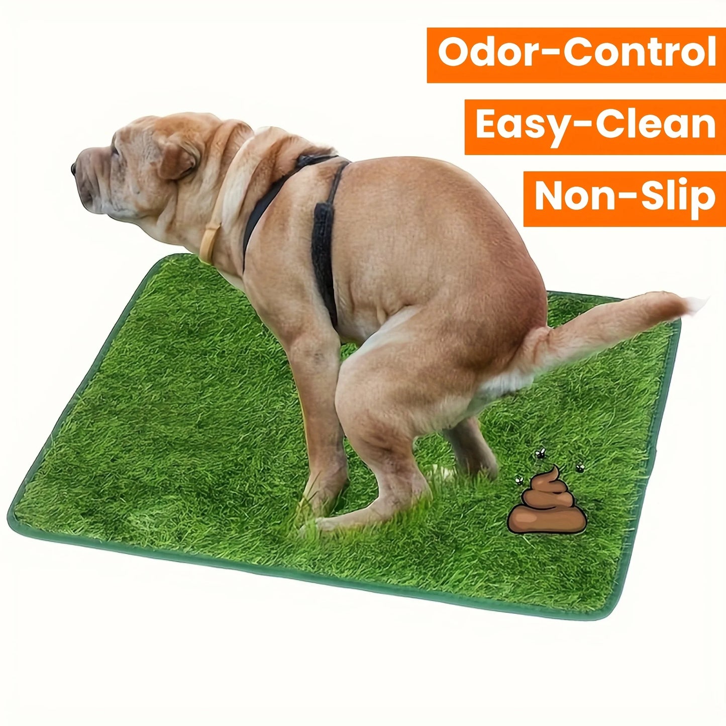 Simulation Lawn Dog Toilet Training Mat Washable Pet Urine Pad