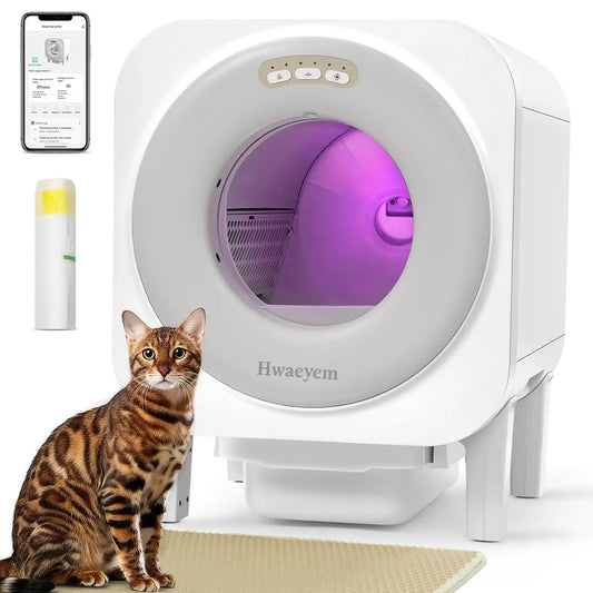 Automated Self Cleaning Litter Box for Multiple Cats