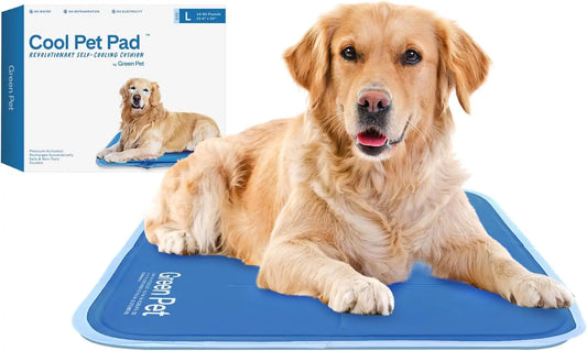 Self Cooling Pet Mat With Pressure Activated Gel Pad For Dogs And Cats