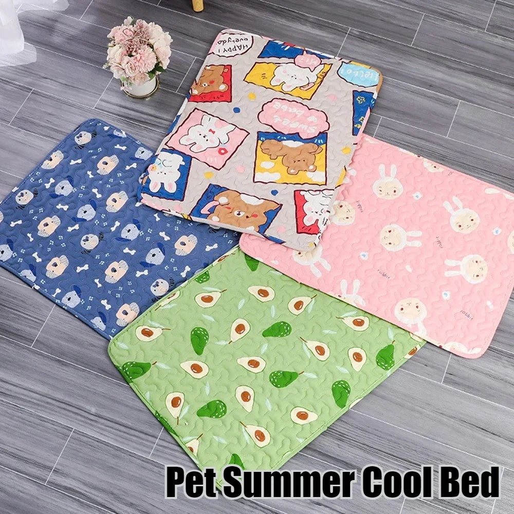 Cooling Ice Silk Pet Mat For Dogs And Cats Breathable