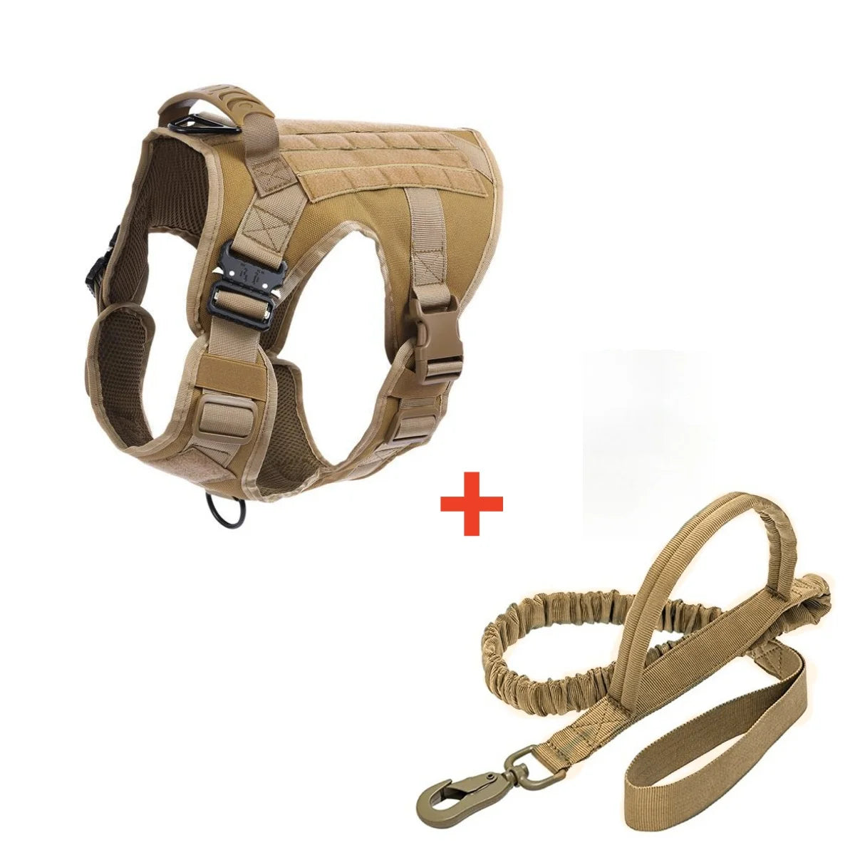 COOYOMOOCN Tactical Dog Harness No Pull Adjustable Service Vest