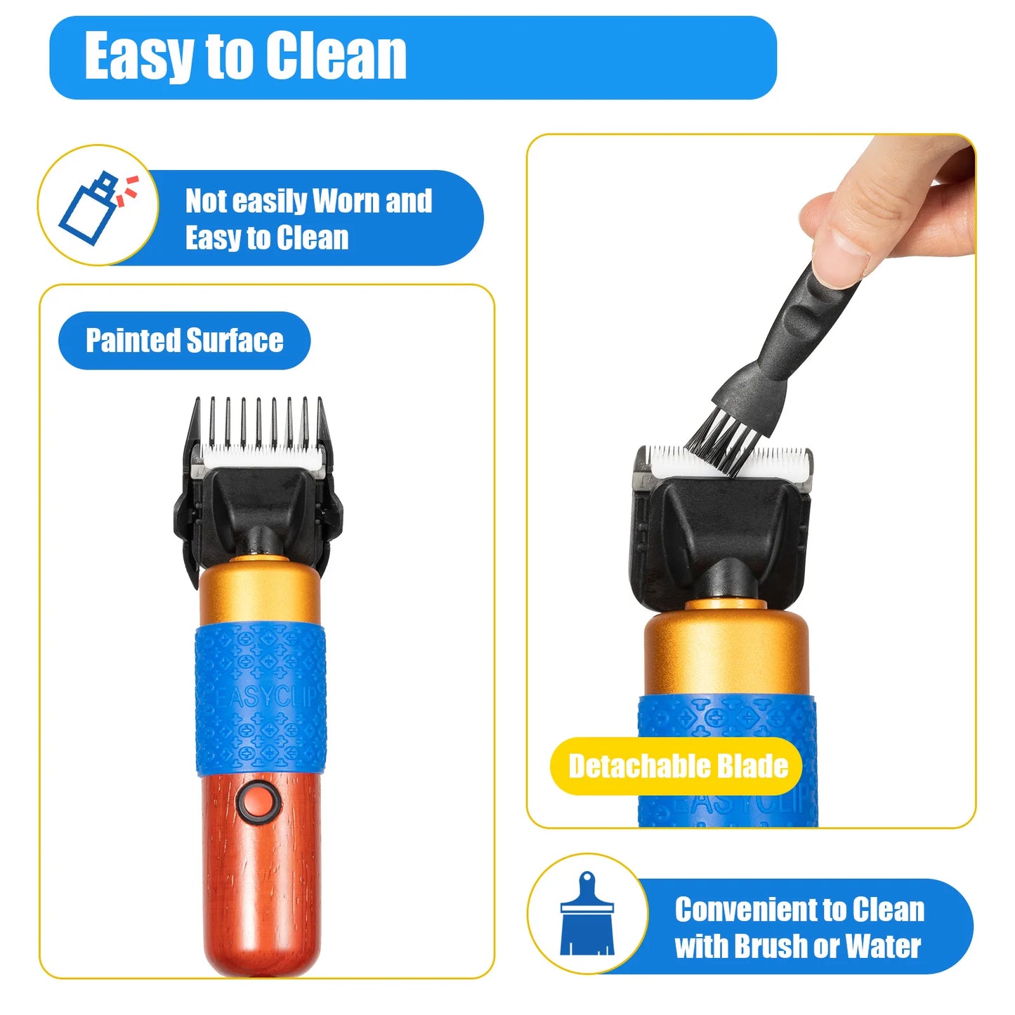 Pet Electric Push Shear 110V 220V 36W With Mahogany Handle