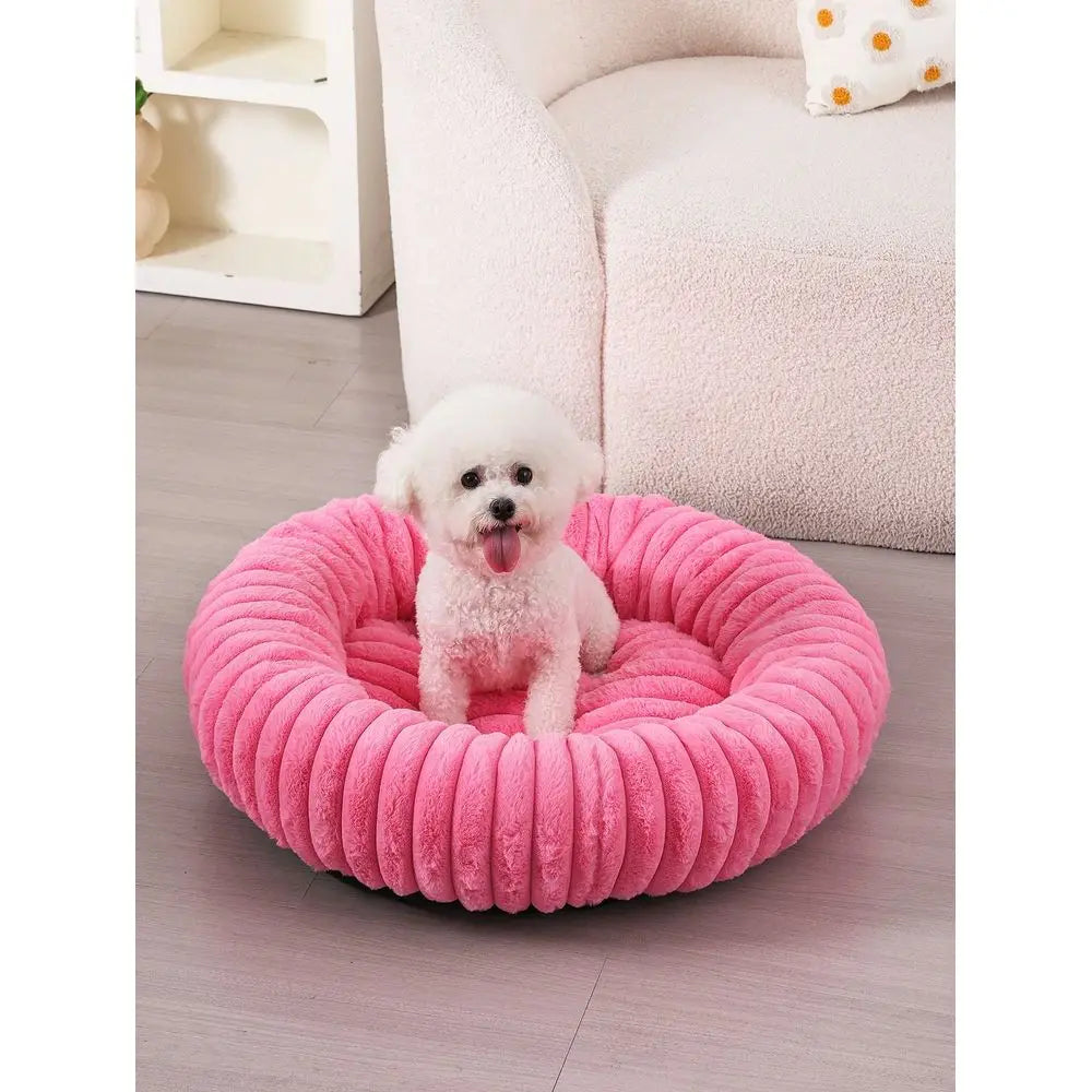 Four Season Orthopedic Donut Dog Bed For Comfort And Support