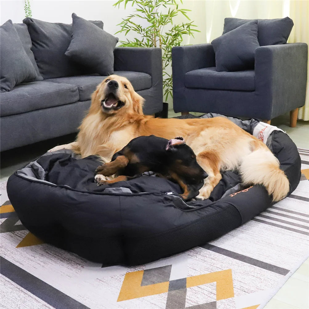 BINGOPAW All-Season Dog Bed Calming Cushion with Oxford Cover