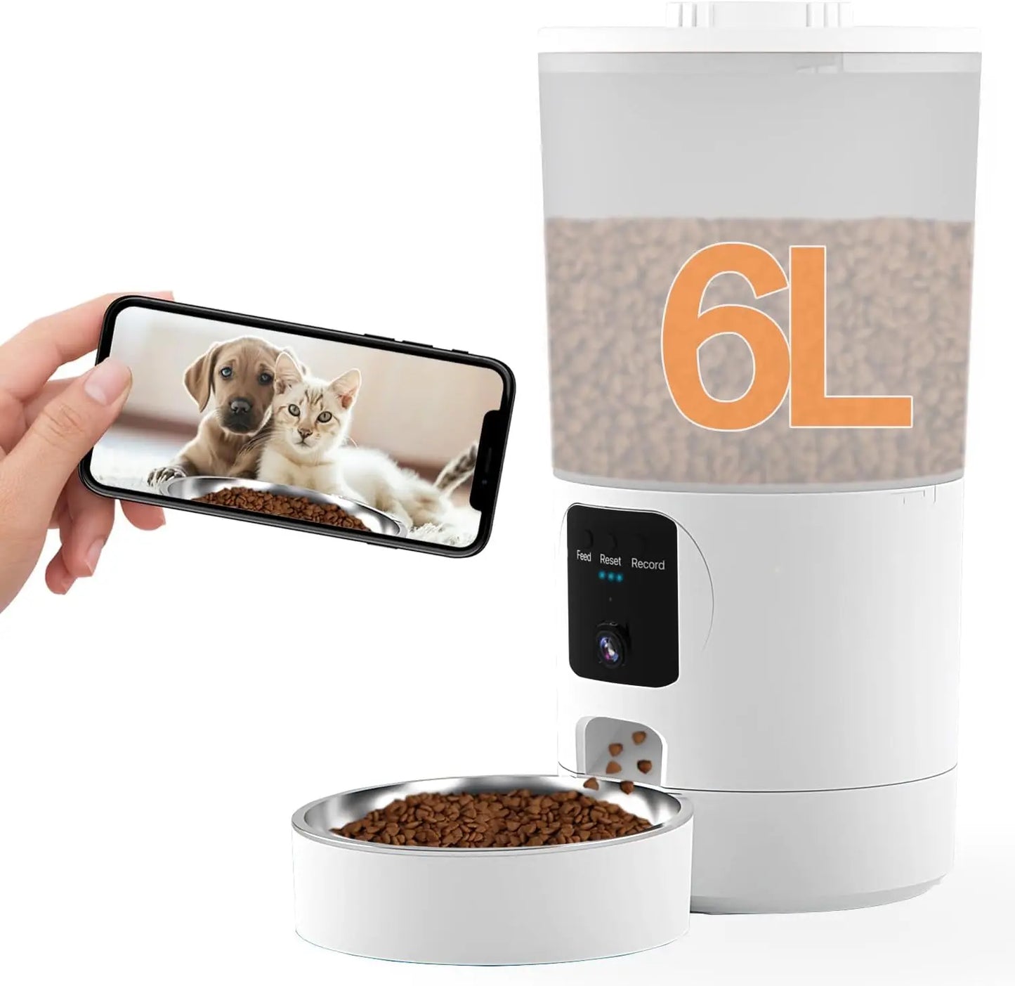 XMSJ Automatic Cat Feeder With 2K Camera And Smart App