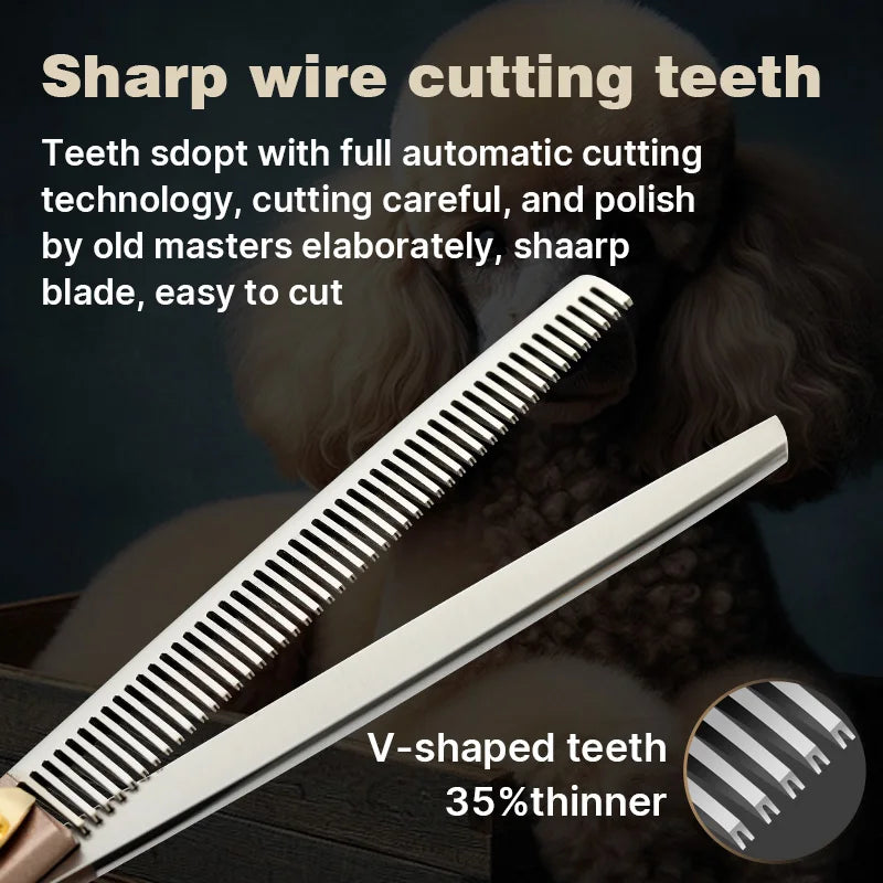Fenice JP440C Pet Grooming Thinning Scissors 35 Percent