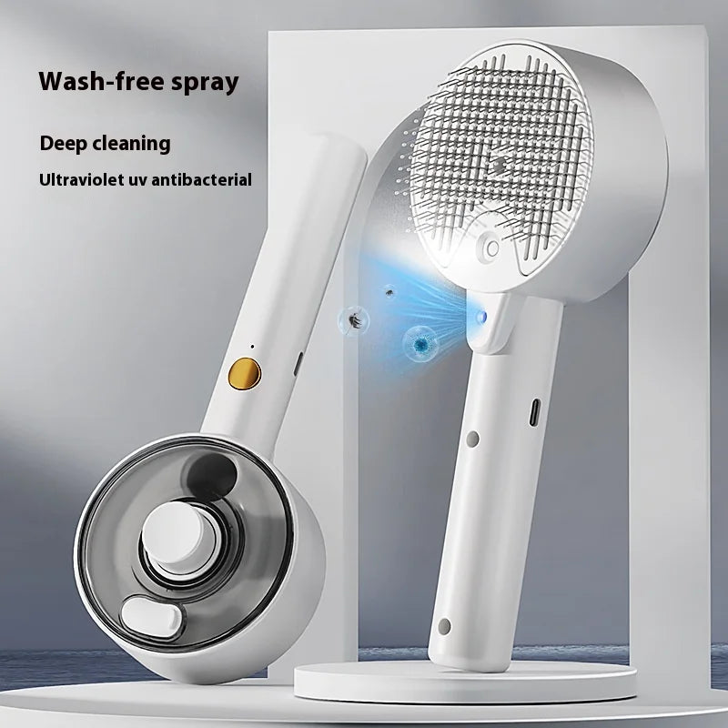 Pet Spray Massage Comb For Cats And Dogs UV Bactericidal