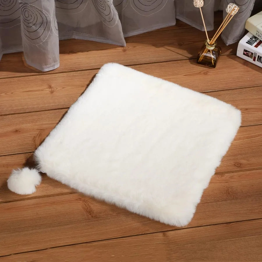 Faux Rabbit Fur Cat Dog Bed Cushion Pad 2 Pack For Cat Tree
