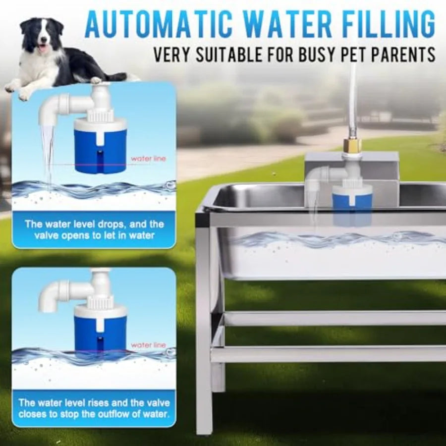 Yao Hui Huang Automatic Dog Water Dispenser Outdoor Elevated Stand