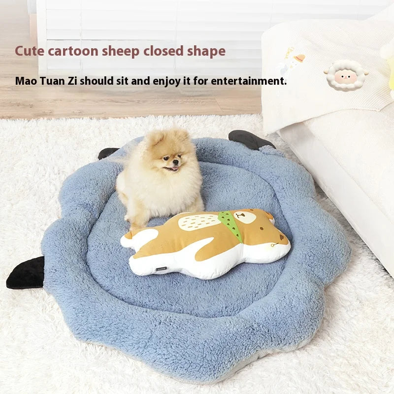 NONECN Cute Cloud Sheep Mimi Mat for Cats and Dogs