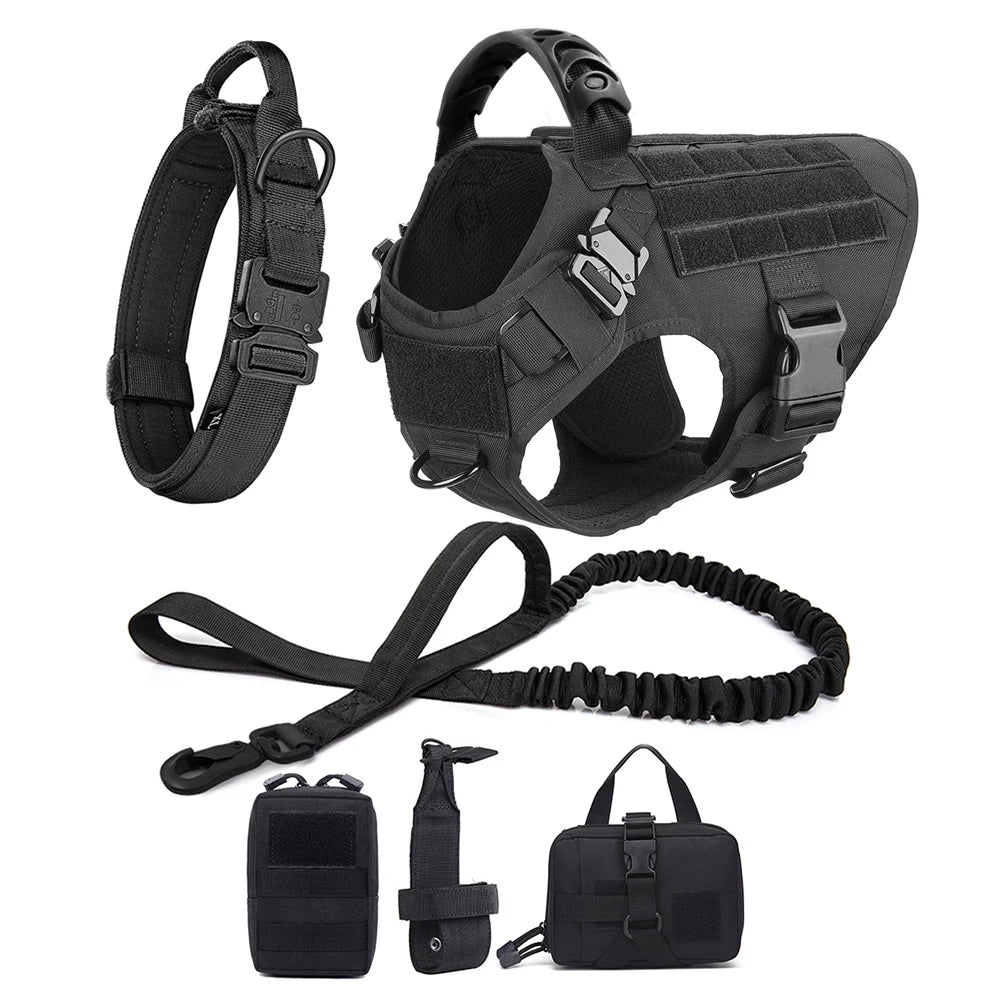 Nylon Dog Harness And Leash Set Vest Harness For Training