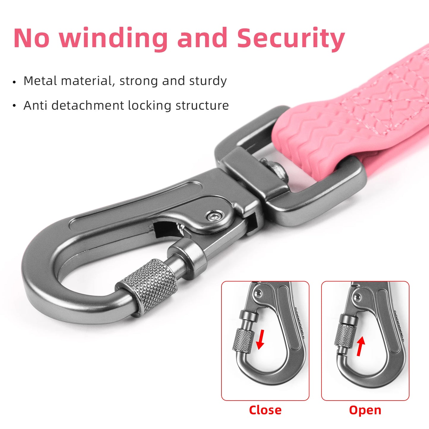 Henshine Dog Gear PVC Leash Non Slip Waterproof Training Leash
