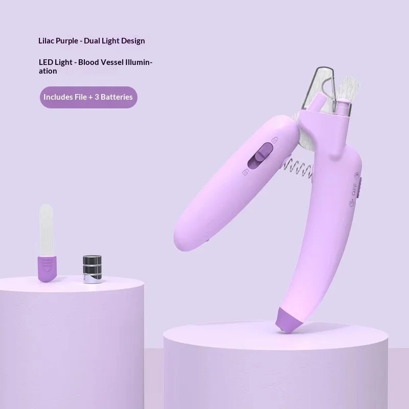 Pet Nail Clippers With Led Light For Dogs And Cats