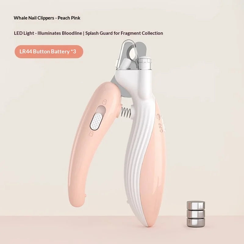 Pet Nail Clippers With Led Light For Dogs And Cats