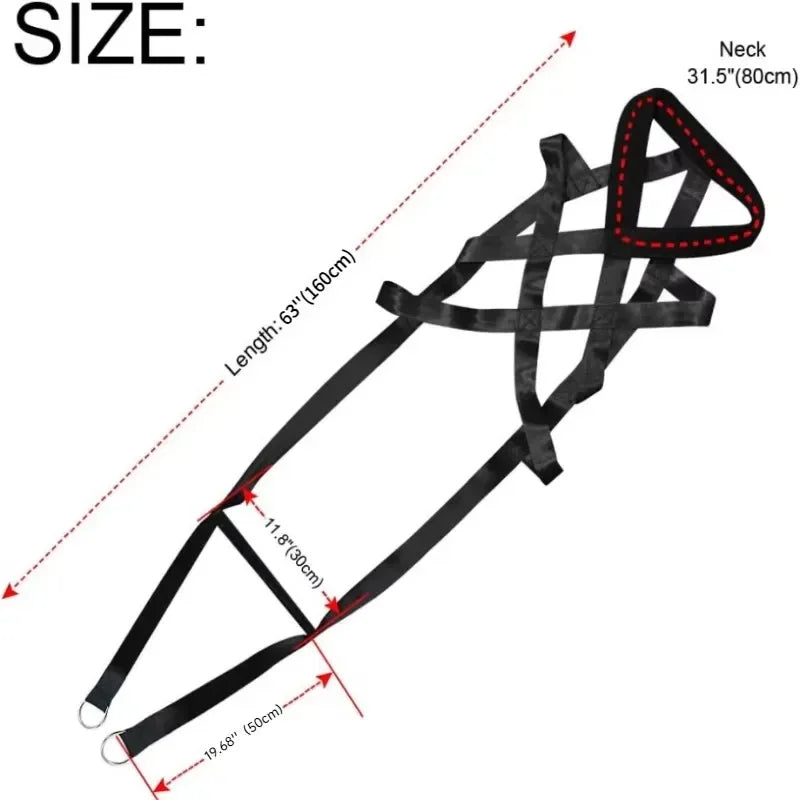 Working Dog Training Leash Sled Safety Belt For Behavior Training