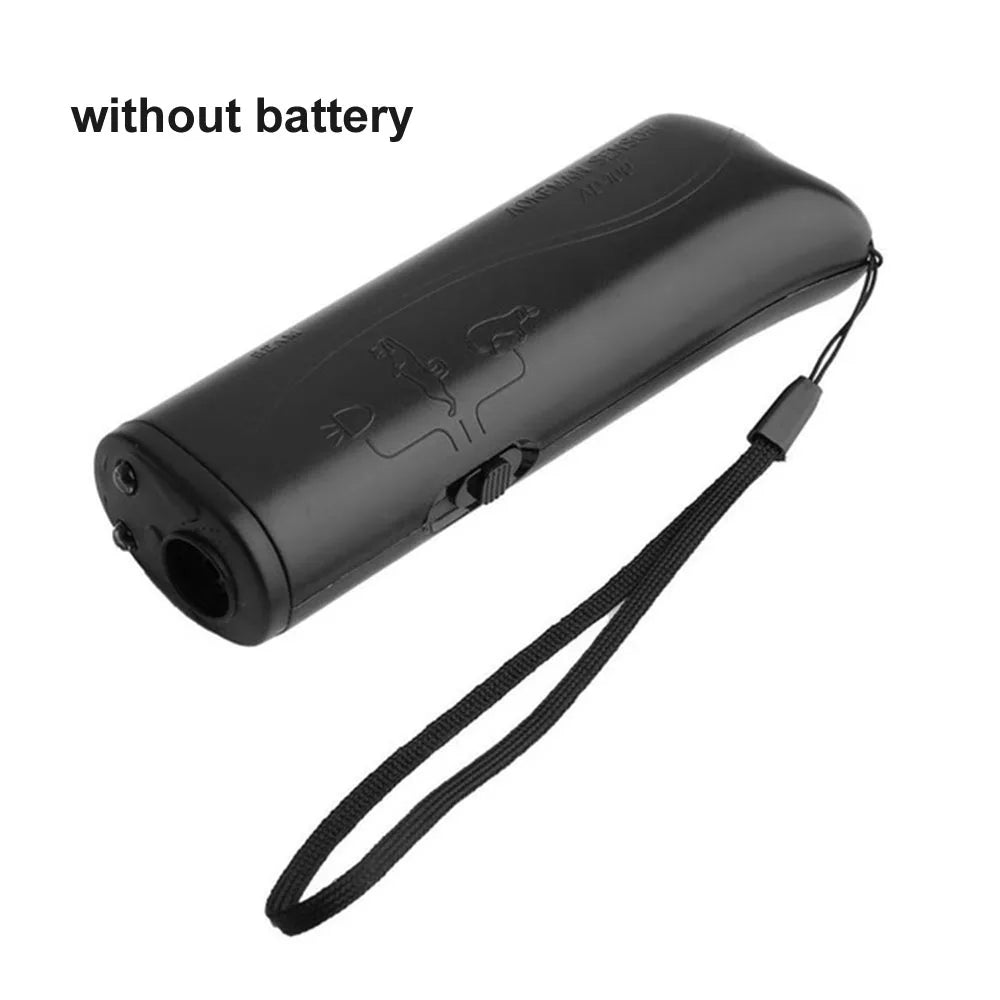 Ultrasonic Dog Repeller With LED Flashlight And Training Tool